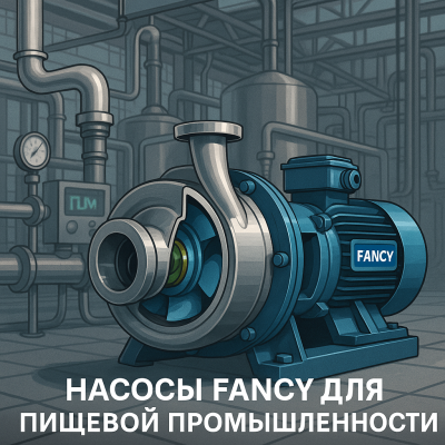 Насосы Fancy для пищевой промышленности: особенности конструкции