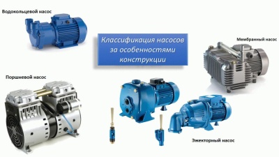 Основные виды вакуумных насосов